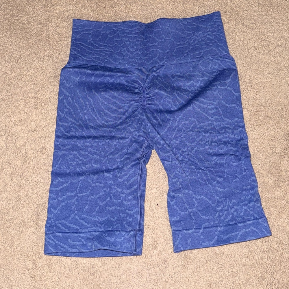 Gymshark Cobalt Blue Patterned Shorts